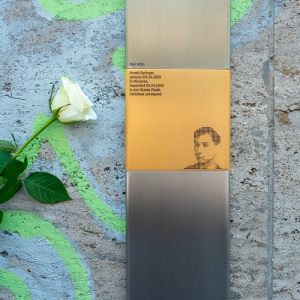 Memorial Sign - Erinnerungszeichen (73) für Arnold Springer, im Rosental 16, 22. Mai 2023