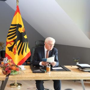 Bundespräsident Frank-Walter Steinmeier in Andernach