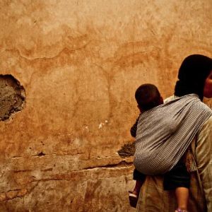 Morocco streets and people