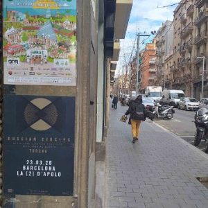 Enganxada cartells 26 de Febrer 2020 – Barcelona