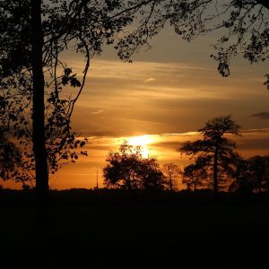Ondergaande zon en nachtfoto's
