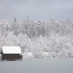 Ein Hauch Winter im Schweizer Mittelland