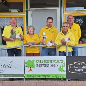 H.P.C. clubkampioenschap tête à tête 4 juli 2024
