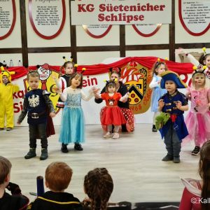 Kindersitzung 2025 der KG Süetenicher Schlipse